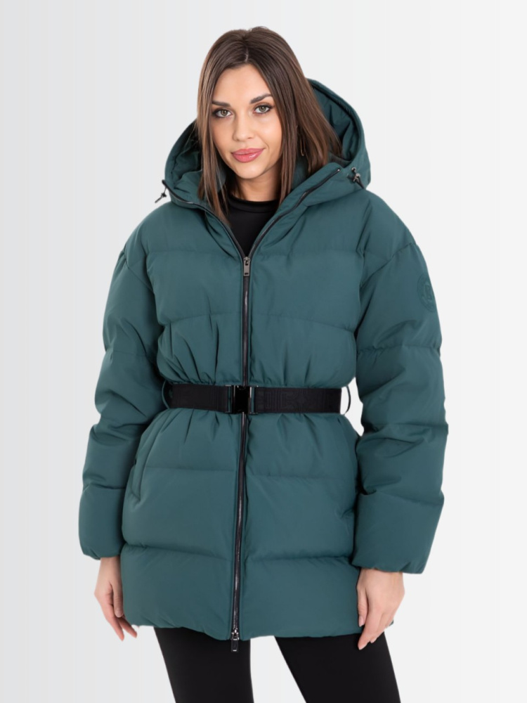 Пуховик женский зимний CRUSH Изумрудный